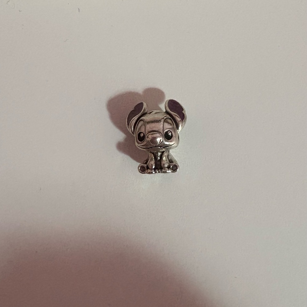 Pandora Silver and Black Dog Charm